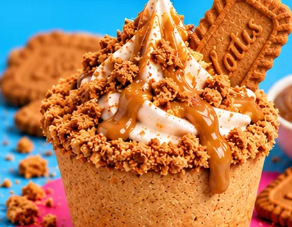 DOU Speculoos: cookie dough de galleta caramelizada en vaso de galleta